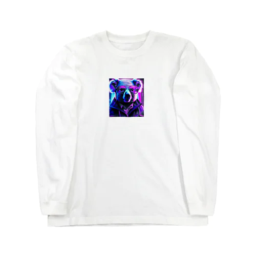 リアルな眼鏡コアラ Long Sleeve T-Shirt