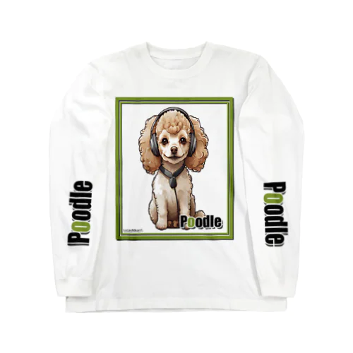 集まれ犬好き / Gathering Dog Lover (Poodle) ロングTシャツ・パーカーなど ロングスリーブTシャツ