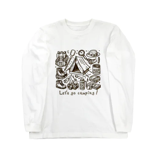 キャンプに行こう！【Let's go camping!】 Long Sleeve T-Shirt