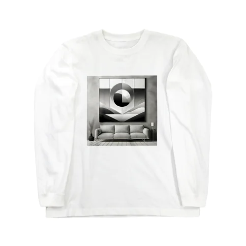 モノクロームの静けさ Long Sleeve T-Shirt