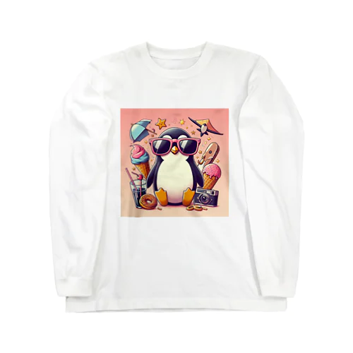 cool penguin ロングスリーブTシャツ
