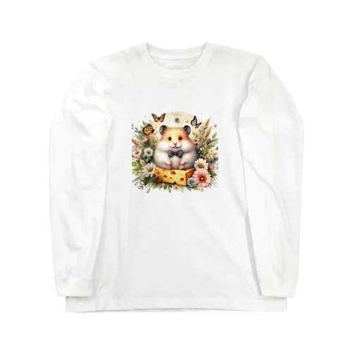 ぷっくりハムちゃん Long Sleeve T-Shirt