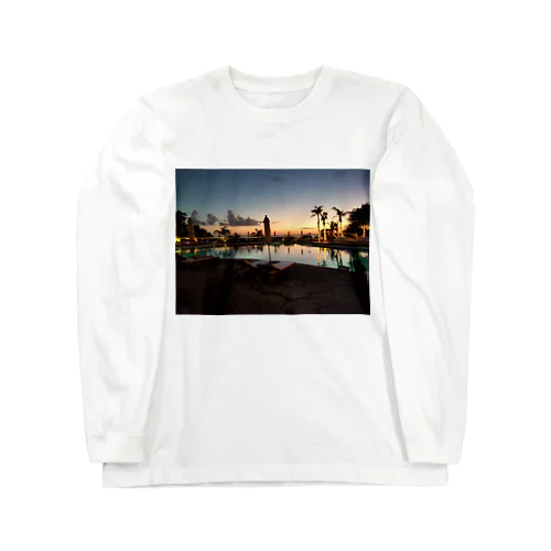 南国ホテルのサンセットsunset Long Sleeve T-Shirt