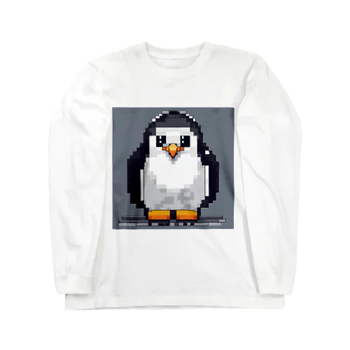 優しい眼差しペンギン ロングスリーブTシャツ