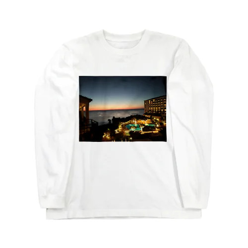 南国のサンセットビュー Long Sleeve T-Shirt