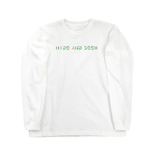 かくれんぼロゴ風 Long Sleeve T-Shirt