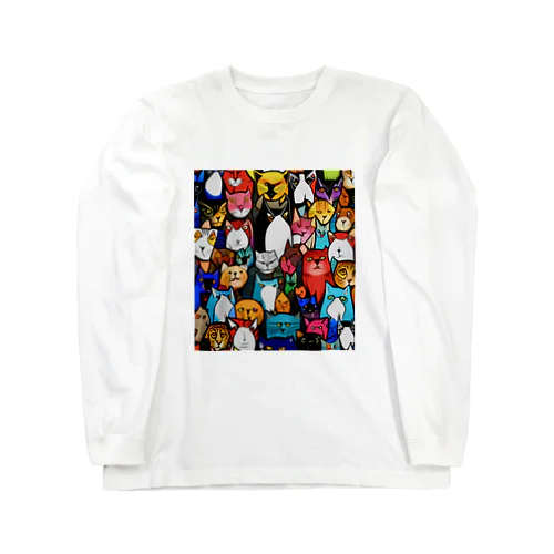 PAC (ポップアートキャット) Long Sleeve T-Shirt