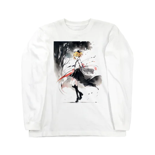 オリジナル墨絵 Long Sleeve T-Shirt