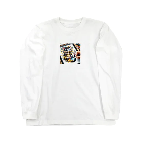 冒険心をくすぐるやんちゃ猫 Long Sleeve T-Shirt