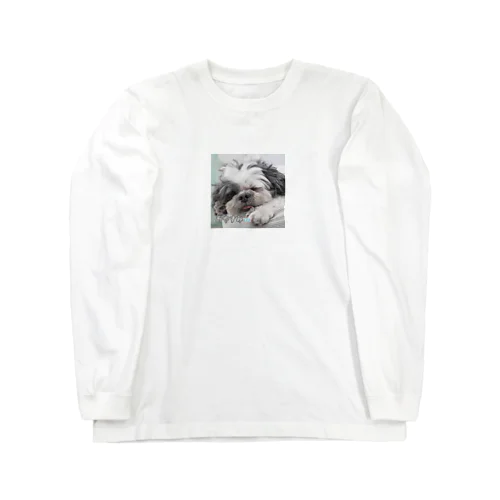 いねむりワンちゃん Long Sleeve T-Shirt