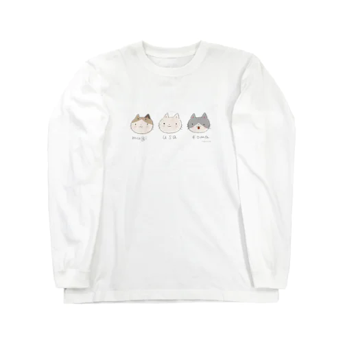 仲良しにゃんこ Long Sleeve T-Shirt