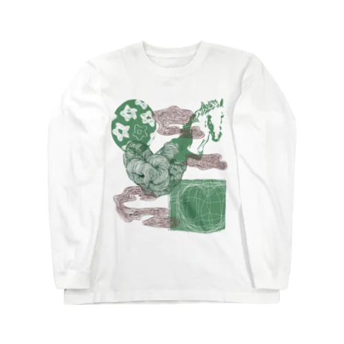 い Long Sleeve T-Shirt