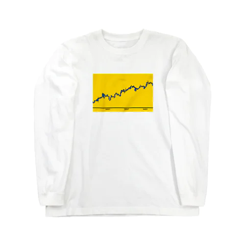 株価チャートTシャツ Long Sleeve T-Shirt