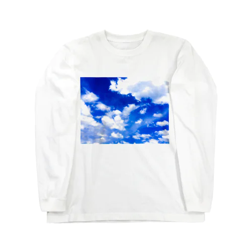 青空 ロングスリーブTシャツ