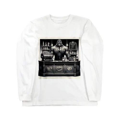 The Mighty Gorilla Coffee Shop  Long Sleeve T-Shirt