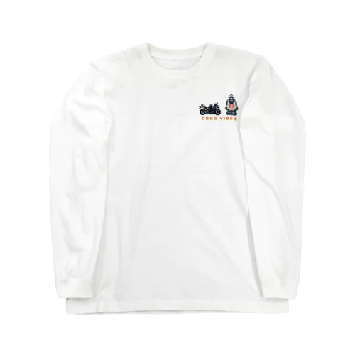 バイクとランタン Long Sleeve T-Shirt