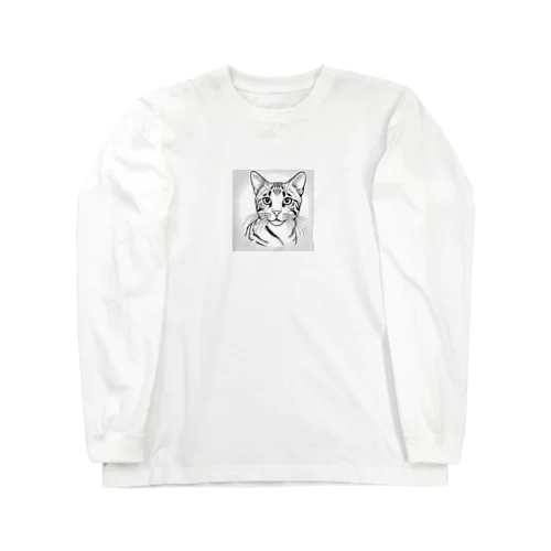 ベンガル         猫 Long Sleeve T-Shirt