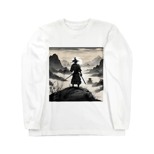 戦に敗れた武士が佇む風景画4 Long Sleeve T-Shirt