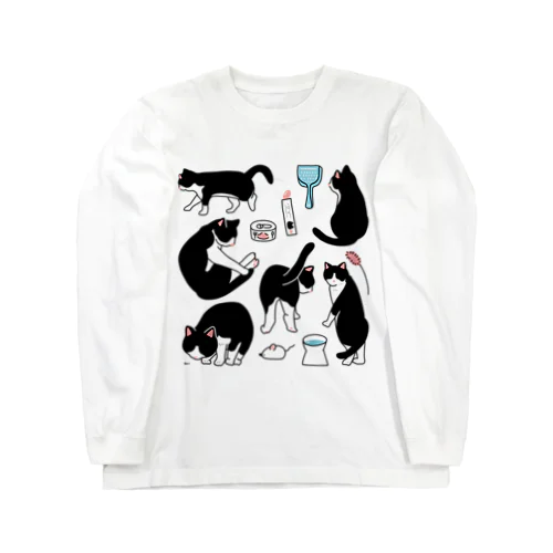 はちわれたネコ Long Sleeve T-Shirt