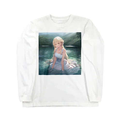湖の少女 Long Sleeve T-Shirt