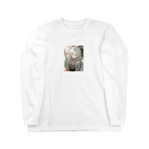 緑髪 少女 Long Sleeve T-Shirt