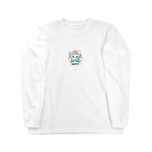 めずらしいスターデザイン Long Sleeve T-Shirt