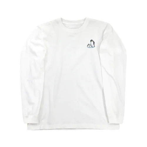 ちょこっとぺんぎんおやこ Long Sleeve T-Shirt