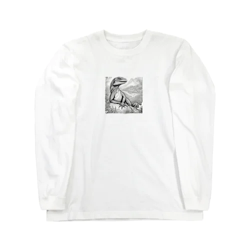 くつろぐトカゲ Long Sleeve T-Shirt