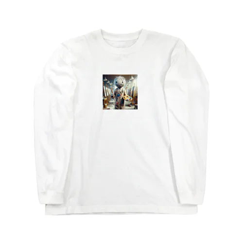 美術の先生：学校シリーズ Long Sleeve T-Shirt