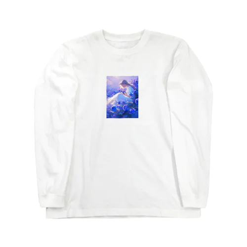 薔薇の香りに包まれて　BLUE PLUM  691 Long Sleeve T-Shirt