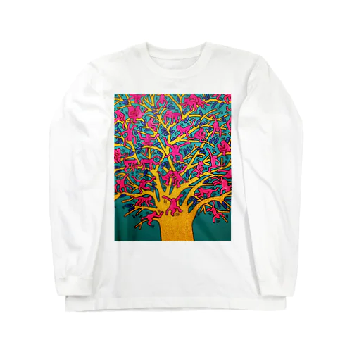 モンキーツリー Long Sleeve T-Shirt