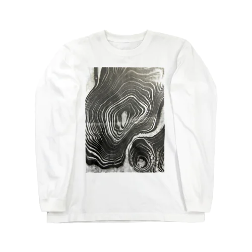 墨流し 02 Long Sleeve T-Shirt