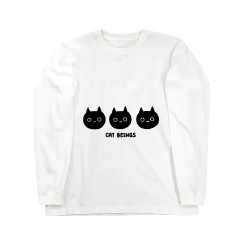 HUMAN BEINGS ならぬ CAT BEINGS ロングスリーブTシャツ