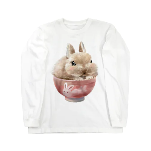 Pets for You作品〜お茶わんうみ（赤ちゃんVer.） Long Sleeve T-Shirt