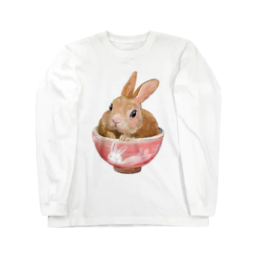 Pets for You作品〜お茶わんうみ（おとなVer.） Long Sleeve T-Shirt