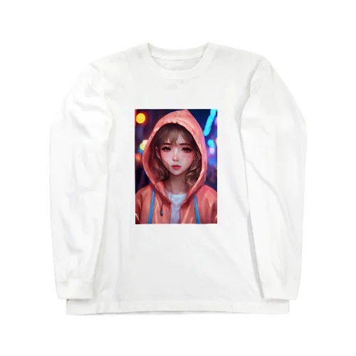 lofi girlNO.8 Long Sleeve T-Shirt