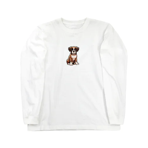 ボクサー【かわいい動物たち】 Long Sleeve T-Shirt