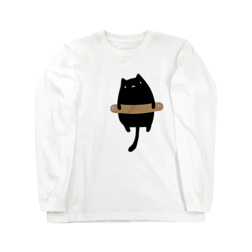 磔の刑に処される猫 Long Sleeve T-Shirt