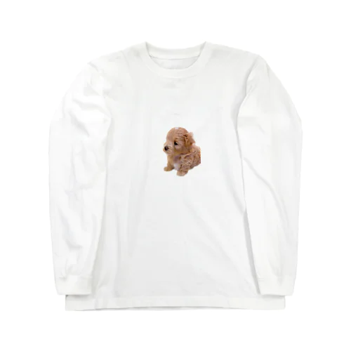 Maltipoo Puppy Anthony ロングスリーブTシャツ