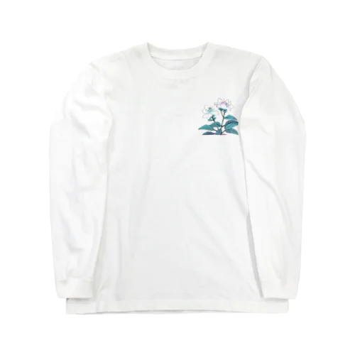 RetrowaveFlower-アセビ- Long Sleeve T-Shirt