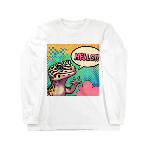 ポップレオパちゃん Long Sleeve T-Shirt