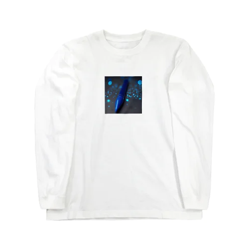 Blue rocket Long Sleeve T-Shirt