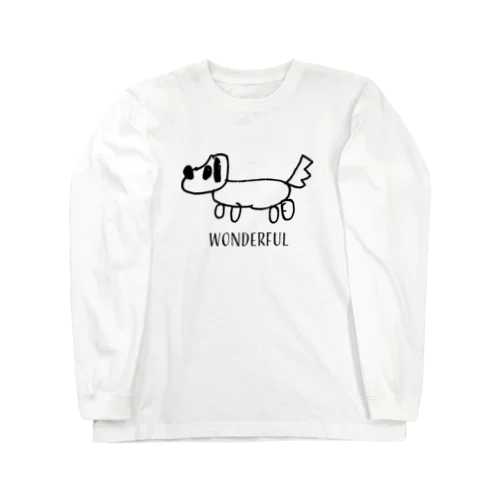 犬ワンダフル ロングスリーブTシャツ