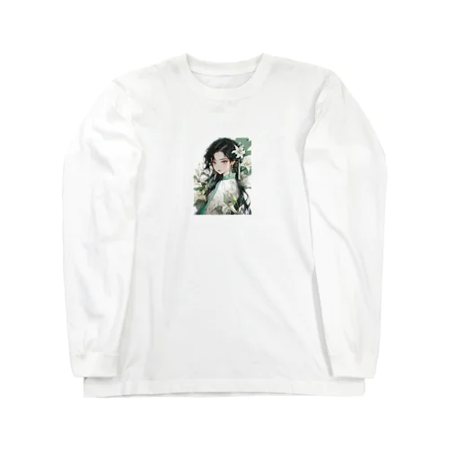 百合に囲まれた、娘　なでしこ1478 Long Sleeve T-Shirt