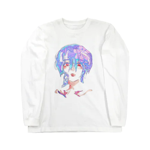 浮かせ花 Long Sleeve T-Shirt