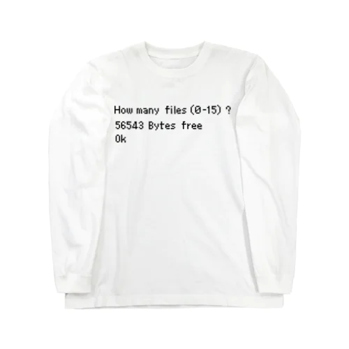 BASIC起動画面 Long Sleeve T-Shirt