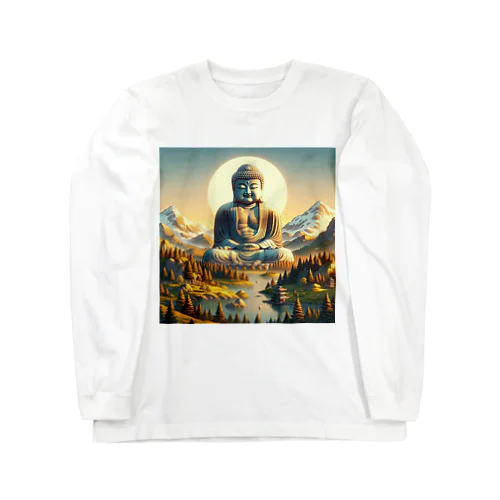 Majestic Serenity: Dawn of Enlightenment Long Sleeve T-Shirt