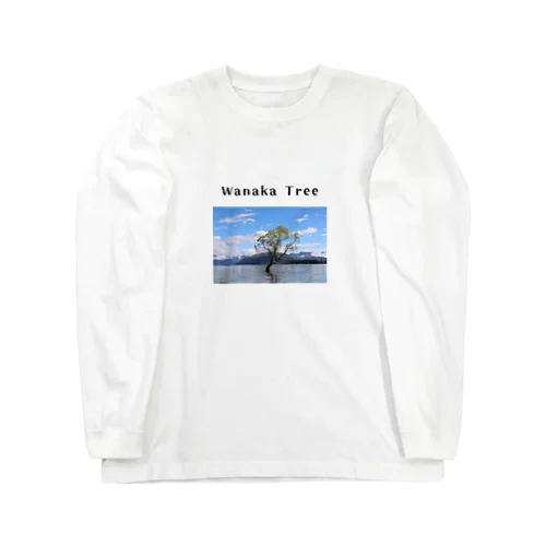 Wanaka Tree〜自然の宝石箱:ニュージランドより〜 ロングスリーブTシャツ