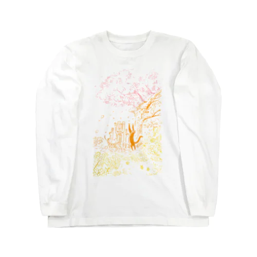 バンザイ猫シリーズNo.５ Long Sleeve T-Shirt