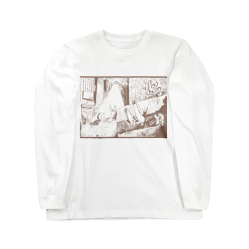 バンザイ猫シリーズNo.７ Long Sleeve T-Shirt